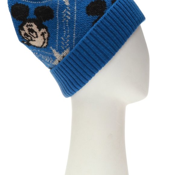 Gucci x Disney Jacquard-knit Beanie Hat in Blue - Picture 3 of 4